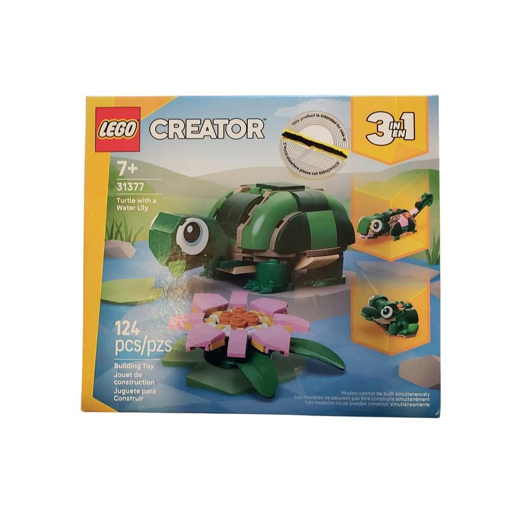 LEGO Creator 3-in-1 Turtle with a Water Lily 31377 New